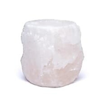 Saltkristall Lykta Vit
