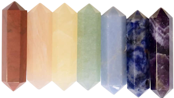 Set om 7st chakra-stavar