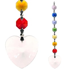 Feng -Shui chakra - Fönsterdekoration Hjärta