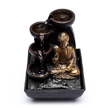 Compassion buddha vatten fontän