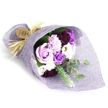 Stående Bukett med Tvålblommor - Lila