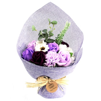 Stående Bukett med Tvålblommor - Lila