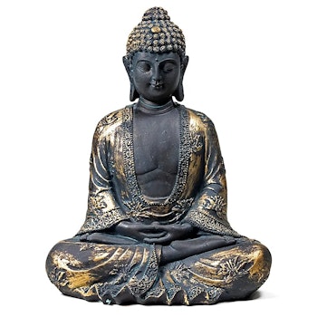 Buddha i Meditation antik look Japan