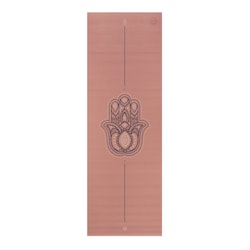HAMSA HAND design yoga mat Rose brown
