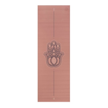 HAMSA HAND design yogamatta Rosébrun