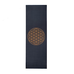Yoga Mat Flower of Life Anthracite