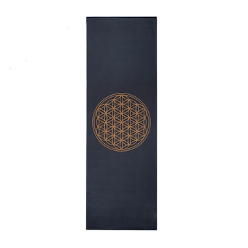 Yoga Matta Livets blomma Antracit