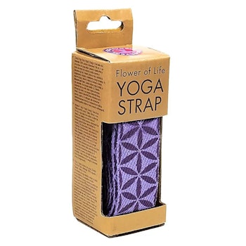 Yoga Strap - Rem D-ring flower of life