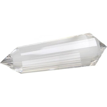 24-sidig Vogel Clear Quartz Double Terminated Extraction Healing Crystal