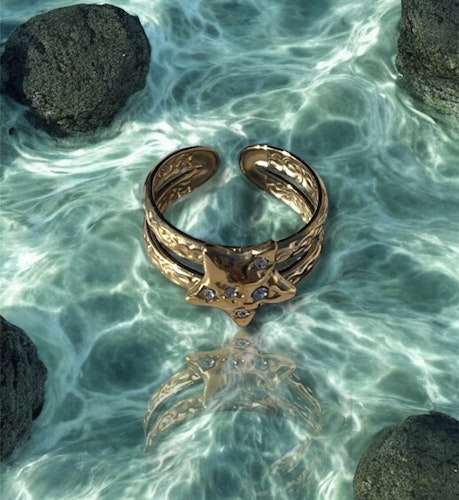 Starring Tresure Ring Guld