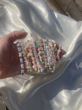 Custom Floral Bracelet