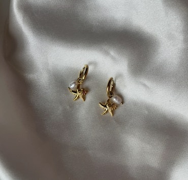 Marina earrings guld