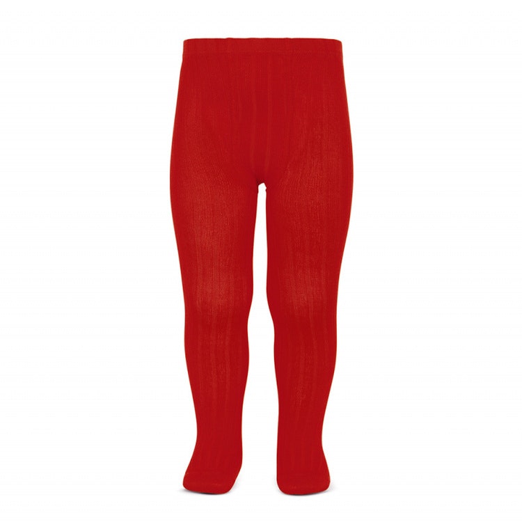 Condor tights rib red