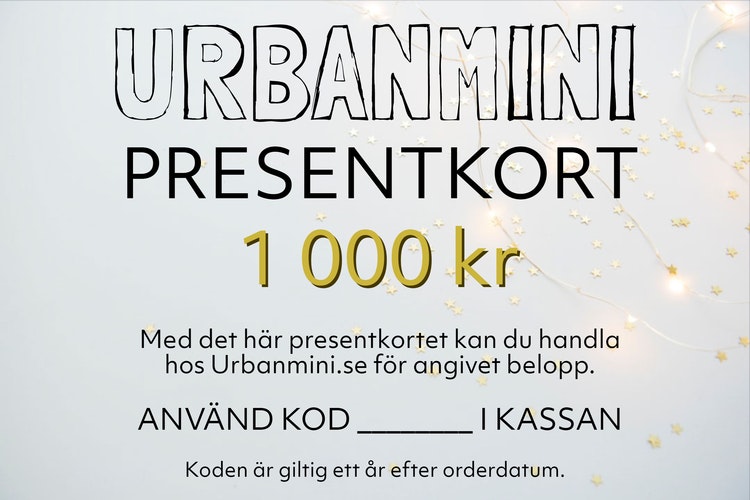 Presentkort 1 000 kr