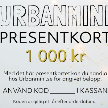 Presentkort 1 000 kr