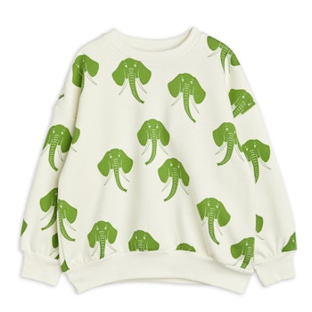 Mini Rodini Elephants aop sweatshirt 128/134 kvar