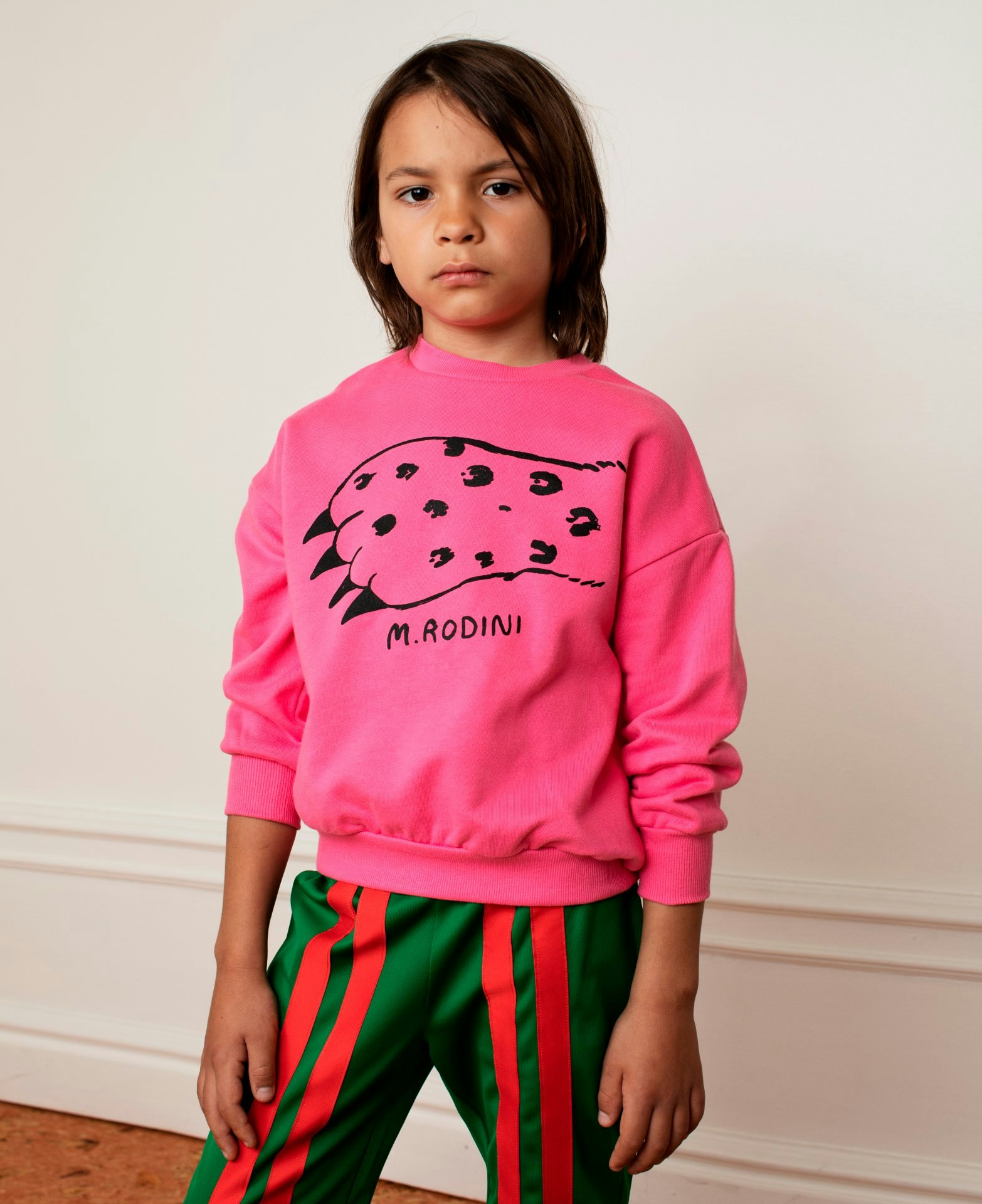 Mini Rodini Mount kilimanjaro sp sweatshirt Rosa 140/146 kvar