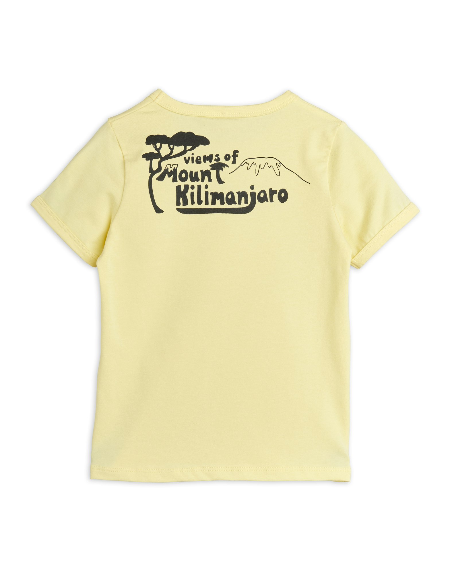 Mini Rodini Mount kilimanjaro ss tee - Gul