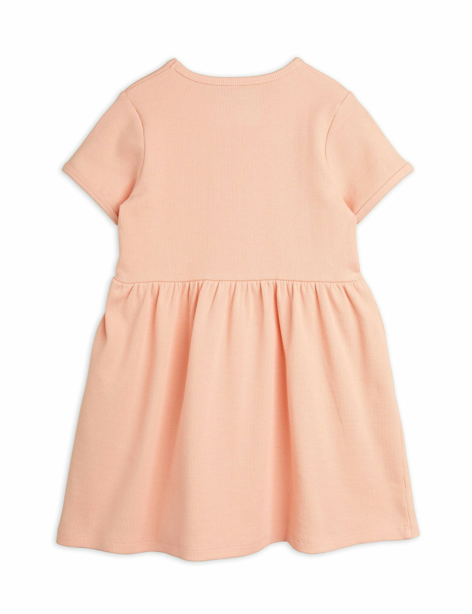 Mini Rodini Solid rib ss dress