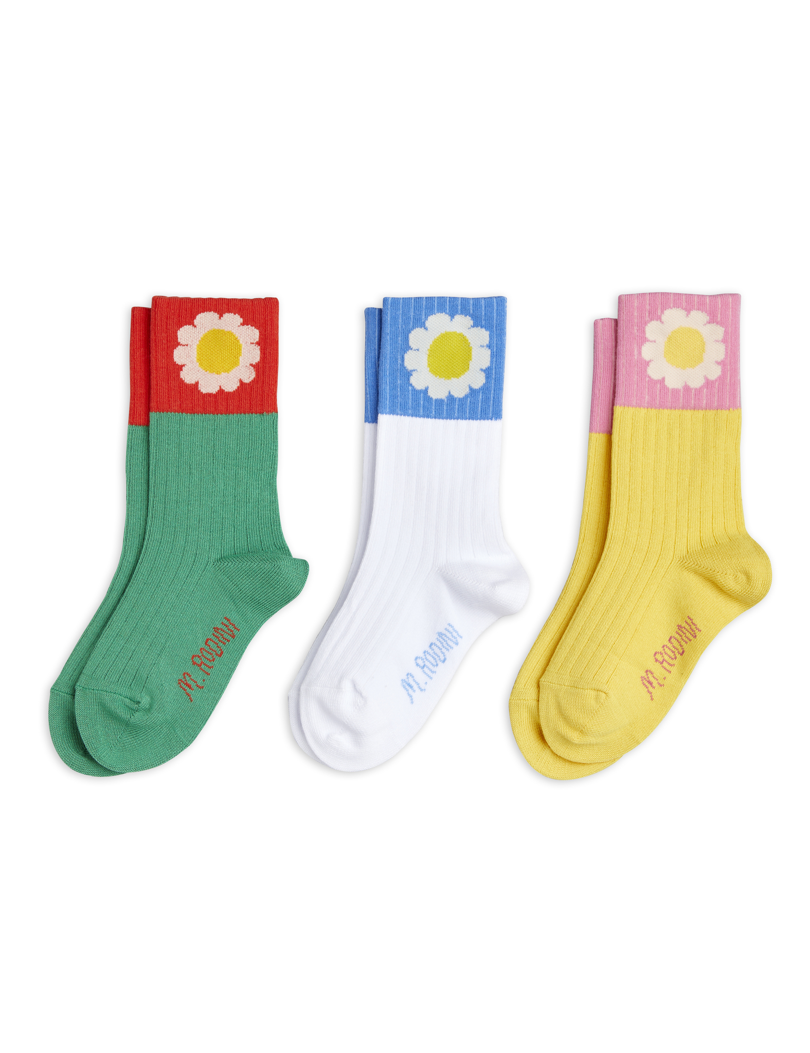 Mini Rodini MR flower socks 3-pack