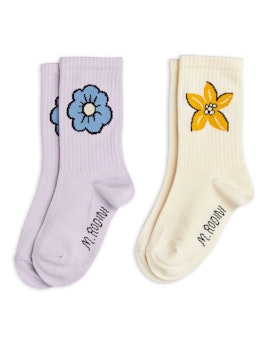 Mini Rodini MR flower socks 2-pack