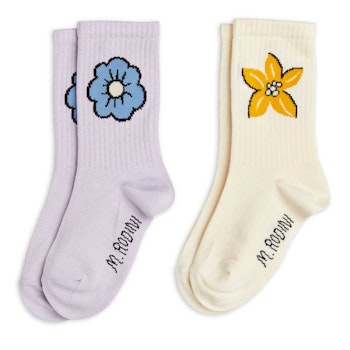 Mini Rodini MR flower socks 2-pack