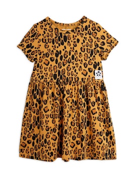 Mini Rodini Basic leopard ss dress