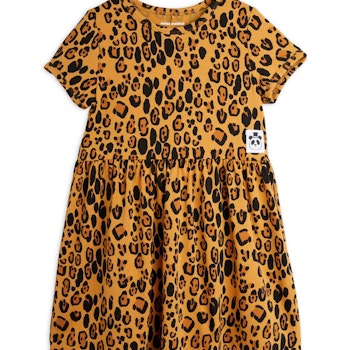 Mini Rodini Basic leopard ss dress