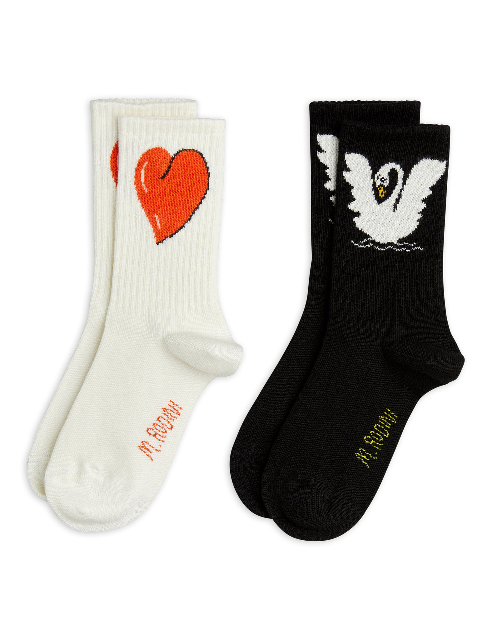 Mini Rodini Swan 2-pack socks Chapter1.