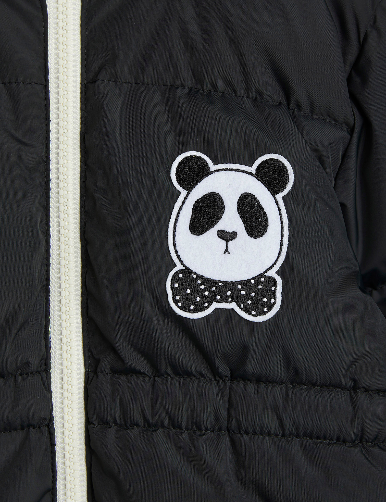 Mini Rodini Panda hooded puffer jacket Endast 128/134 kvar