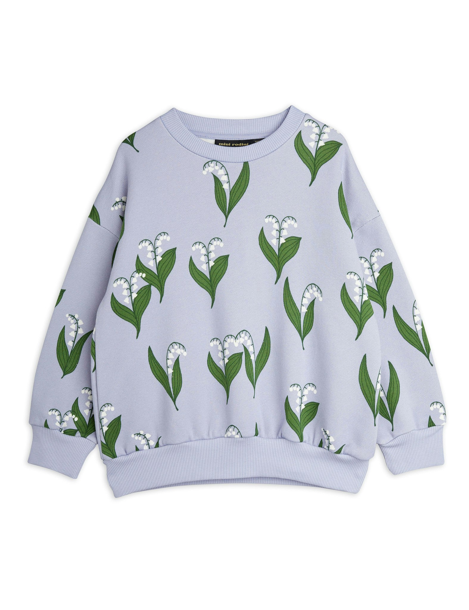 Mini Rodini Lily of the valley aop sweatshirt Chapter 2 - Urbanmini.se -  Ekologiska barnkläder