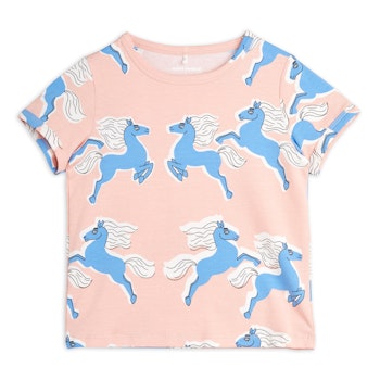 Mini Rodini Horses aop ss tee Chapter 2