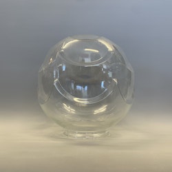 120 mm krage - Glaskupa glasklar 24 cm