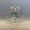 120 mm krage - Glaskupa glasklar 24 cm