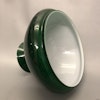 190 188 mm 19 cm lampskärm glas grön mörkgrön