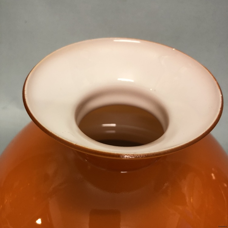 190 188 mm 19 cm lampskärm glas orange oranga orangea