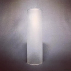 42x140 mm - lampglas matt cylinder