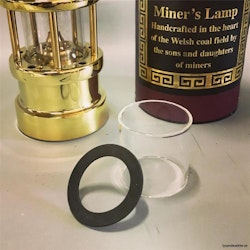 38x38 mm - lampglas cylinder till bl.a. gruvlykta liten