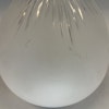 118 mm (120) - Ampelglas frostat med slipad stjärna (äldre)