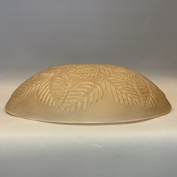 338 mm - Plafondglas aprikos/ljusbrun med hål Ø 41 mm (äldre)