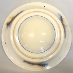 360 mm - Plafondglas marmorerat med tre hål för snörupphängning (äldre)
