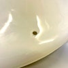 360 mm - Plafondglas marmorerat med tre hål för snörupphängning (äldre)