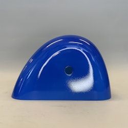Extraglas blått 23 cm till bankirlampa (ny)