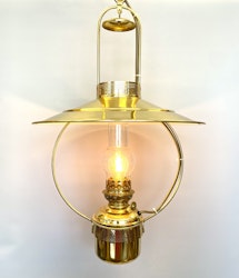 Cabinlamp elektrisk fotogenlampa mässing