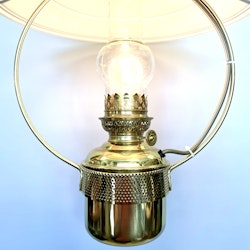 Cabinlamp elektrisk fotogenlampa mässing