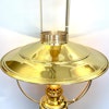 Cabinlamp elektrisk fotogenlampa mässing