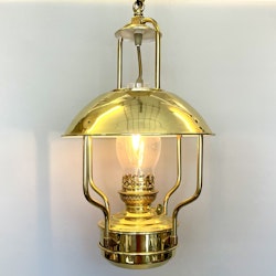 Clipperlamp elektrisk fotogenlampa mässing