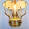 Clipperlamp elektrisk fotogenlampa mässing