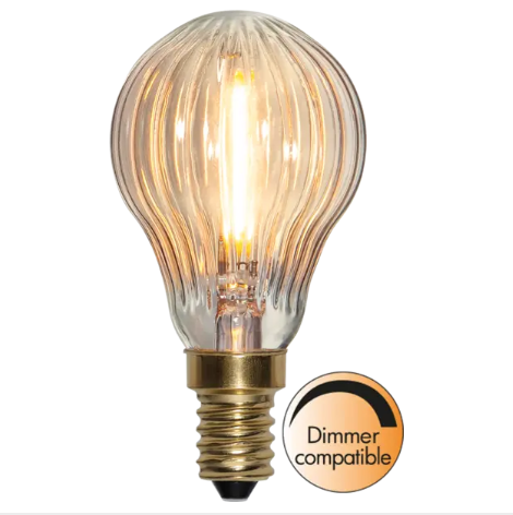 LED E14 litet klot dekorativ glödlampa - Lysande Sekler - Svunna tiders  belysning