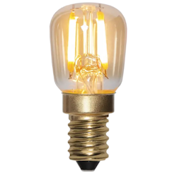 LED E14 päron bärnstensfärgad glödlampa 0,5 watt
